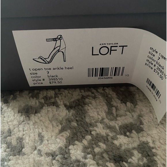 ✨NIB✨LOFT Open Toe Ankle Heel - Picture 3 of 7
